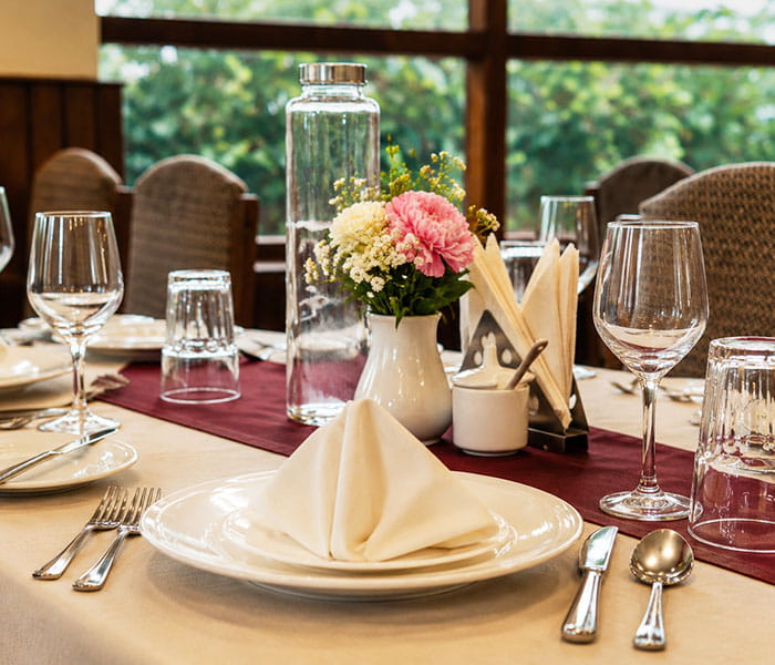 Dining at Sparrow Chiminda A-Heritage Hotel